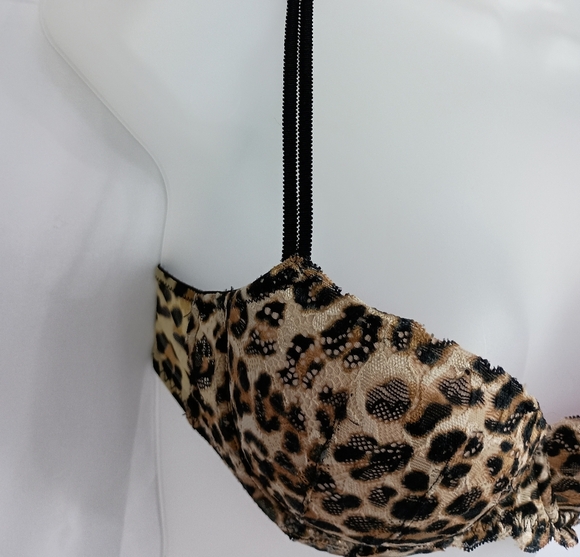 2 FOR $30 VICTORIA SECRET Pink Leopard Print Women's Bra (#1,264) - Picture 3 of 7